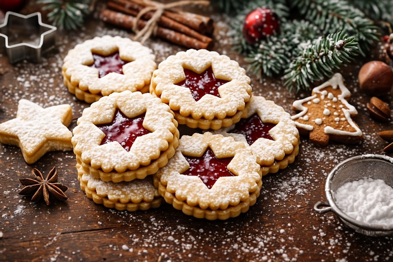 deliziosi biscotti, fatti in casa
